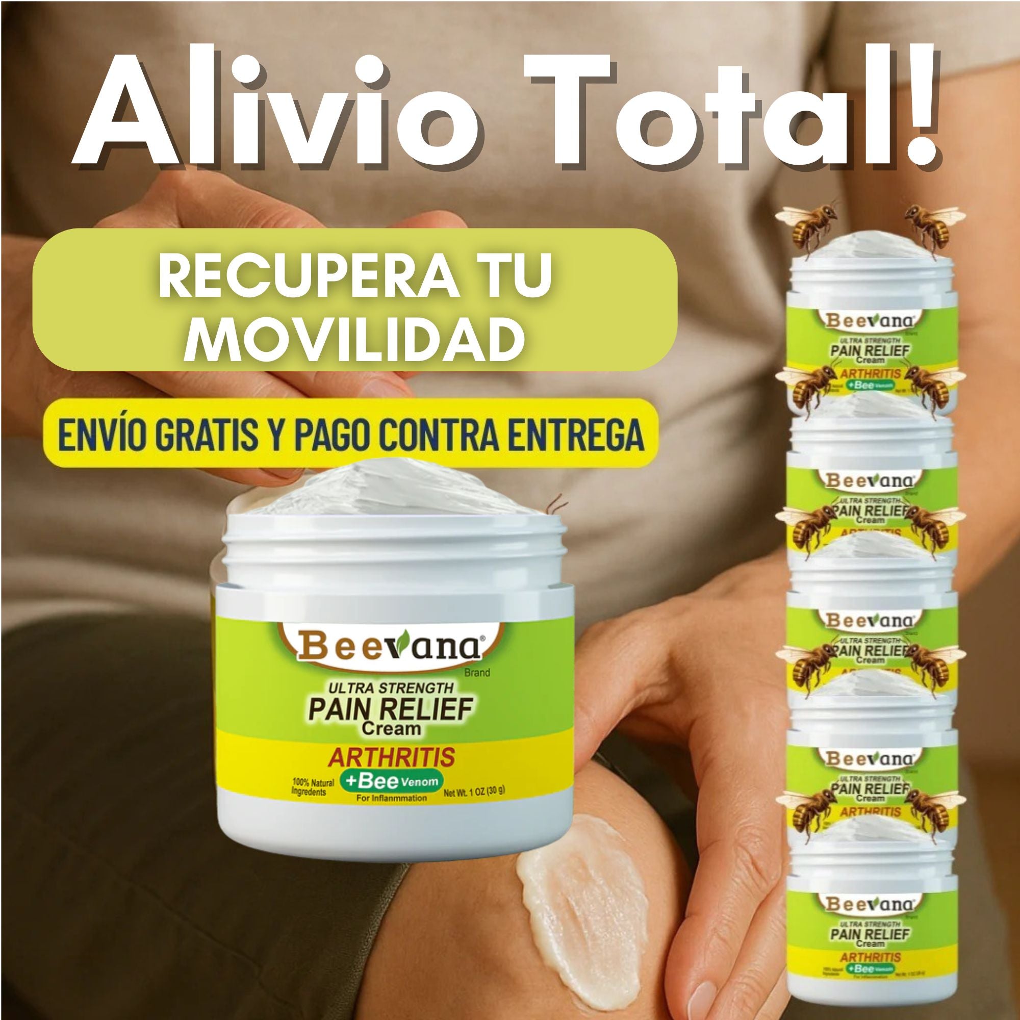 BEEVANA Crema Para dolores y articulaciones Original ®